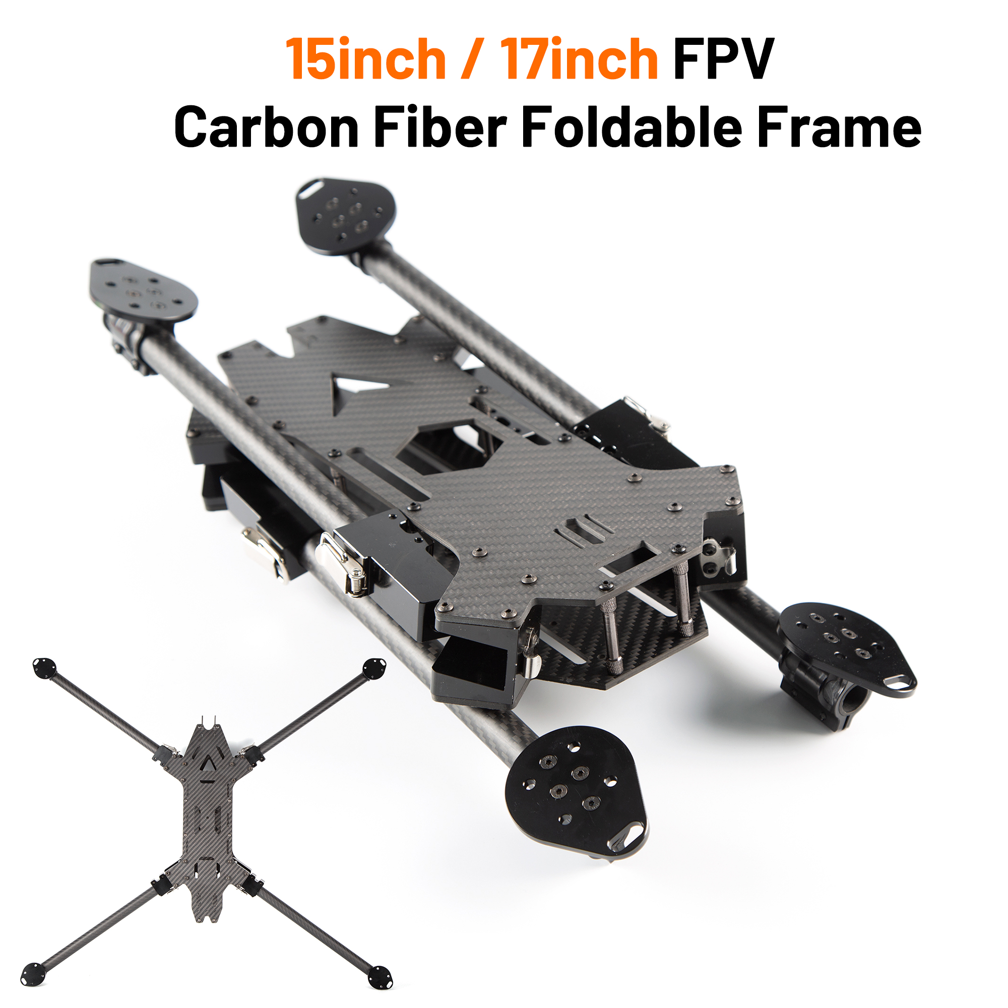 Drone Racing Frame - 15inch /17inch FPV Carbon Fiber Foldable
