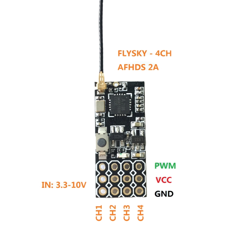 Flysky FS2A Mini Receiver 4CH  - Drone Racing Receiver review and price