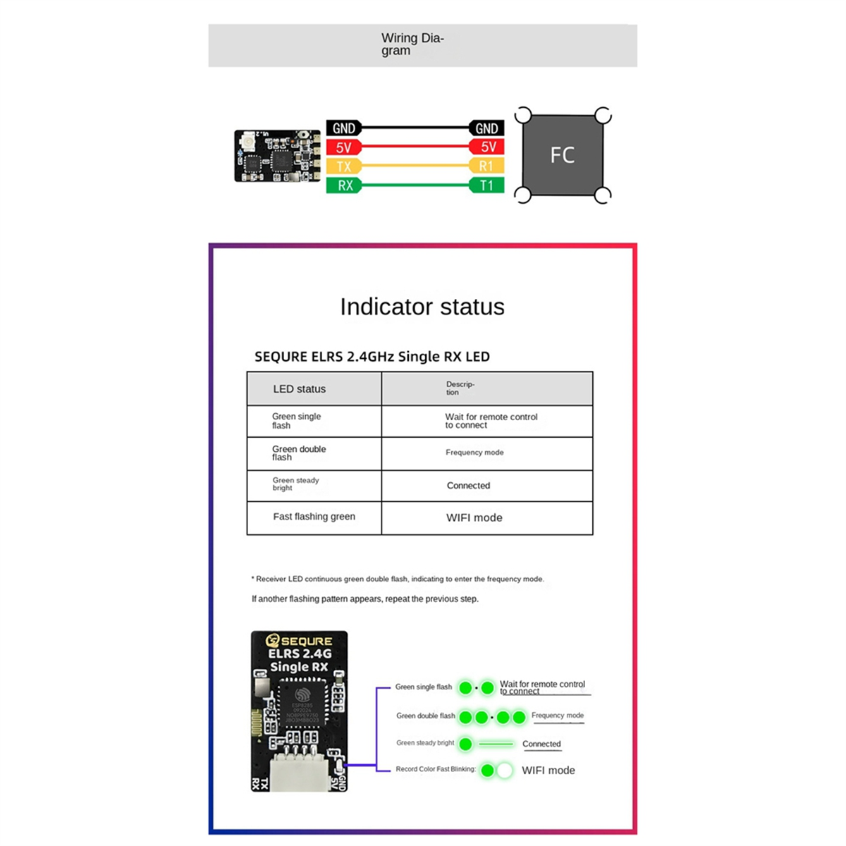 A56G-SEQURE ELRS 2.4GHz Single - Drone Racing Charger review and price