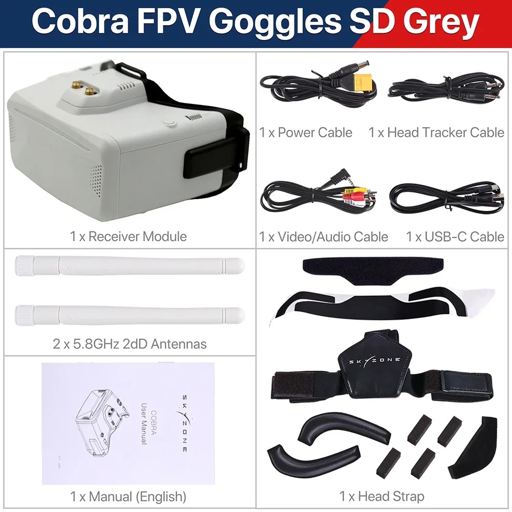 SKYZONE Cobra S X SD FPV Video - Drone Racing Gate review and price