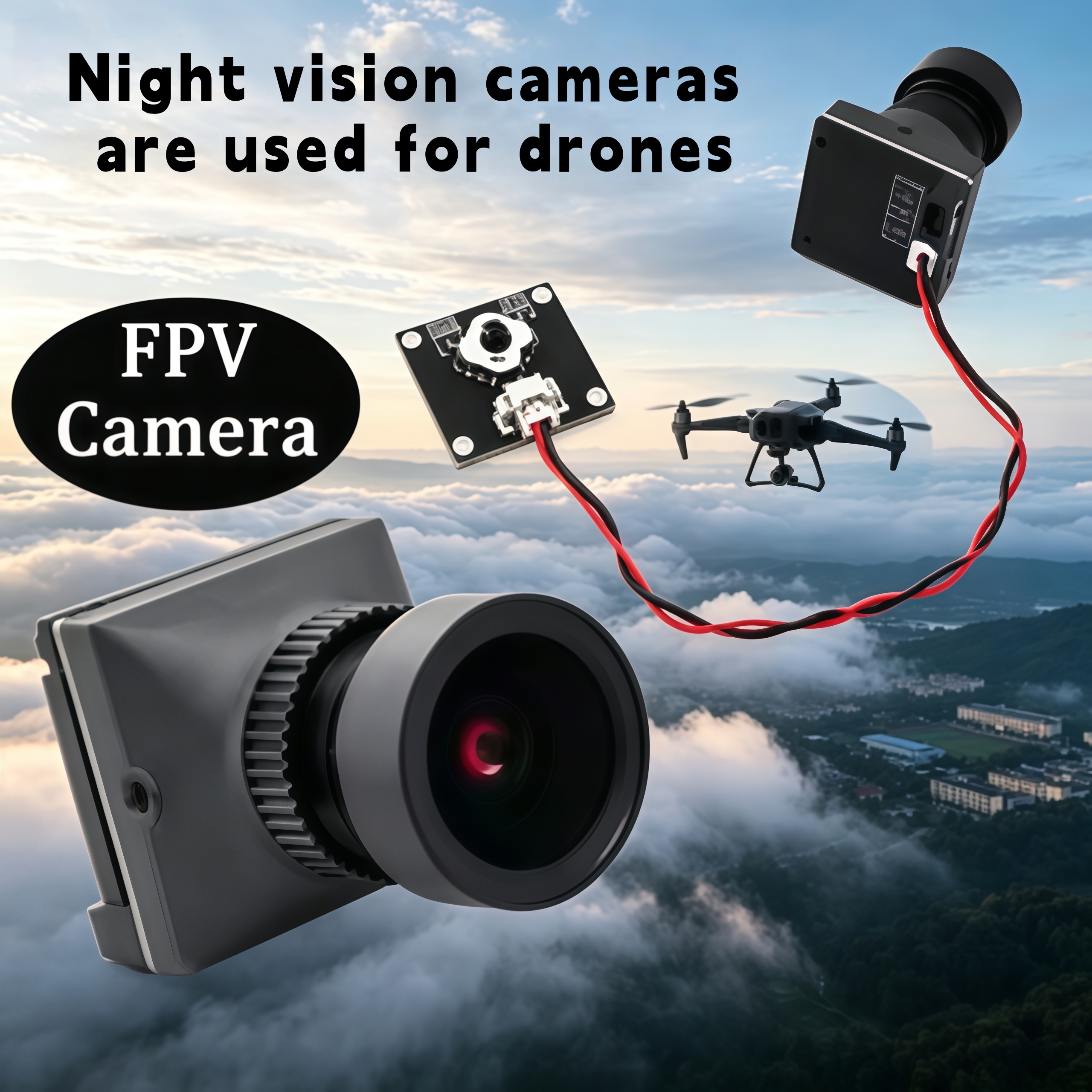 1500TVL HD CADDX Snail FPV Cam - Drone Racing Transmitter review and price