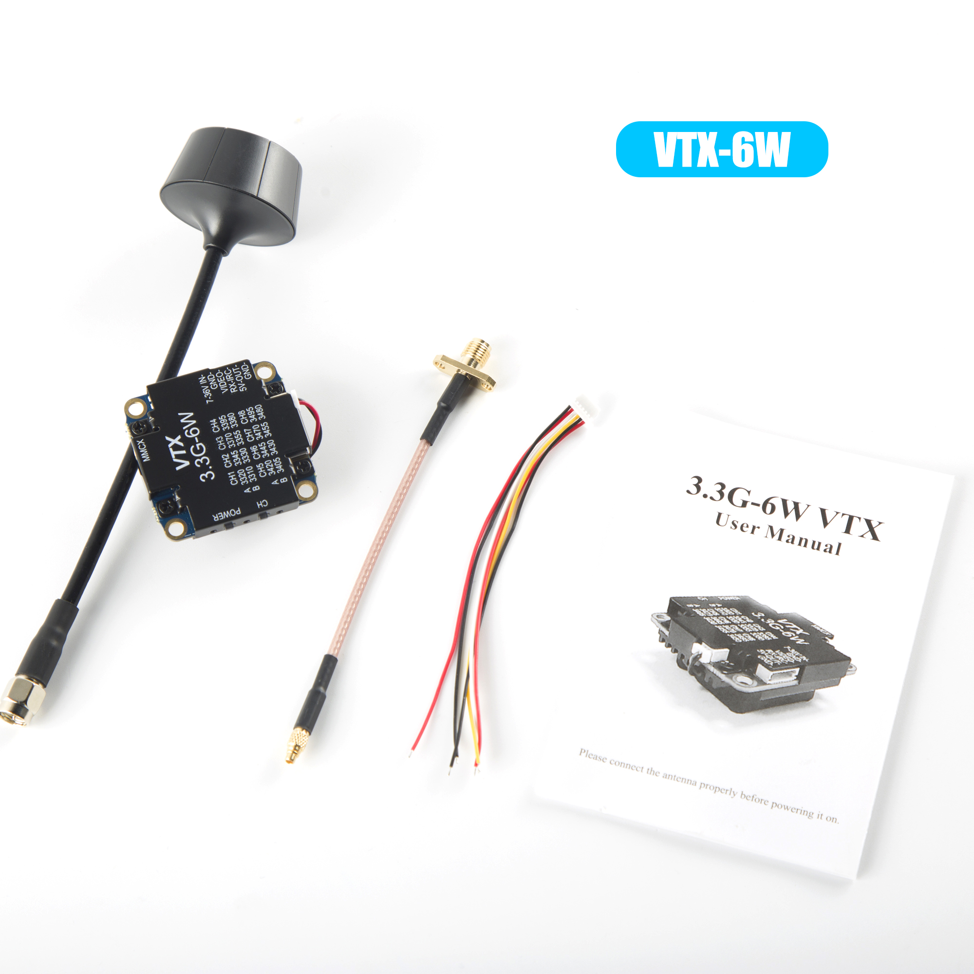 FPV Video Transmitter 3.3G 6W  - Drone Racing Transmitter review and price