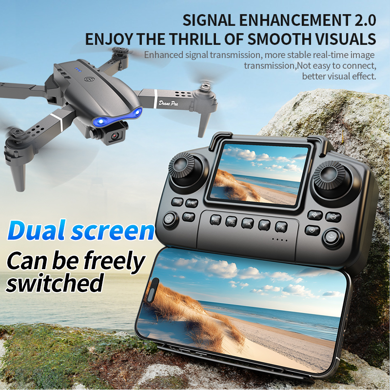 E99 PRO Drone Screen Control A - Drone Racing Camera review and price